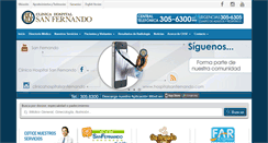 Desktop Screenshot of hospitalsanfernando.com