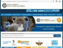 Tablet Screenshot of hospitalsanfernando.com